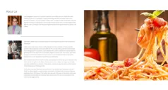 Giovannis Italian Restaurant About Page Design